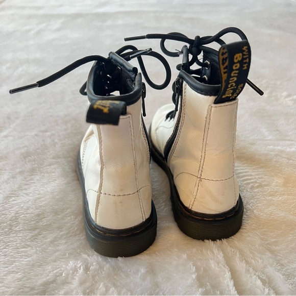 Dr. Martens 1460 8-Eye Boots in White - Picture 8 of 8